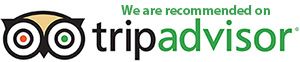 We are recommended on TripAdvisor